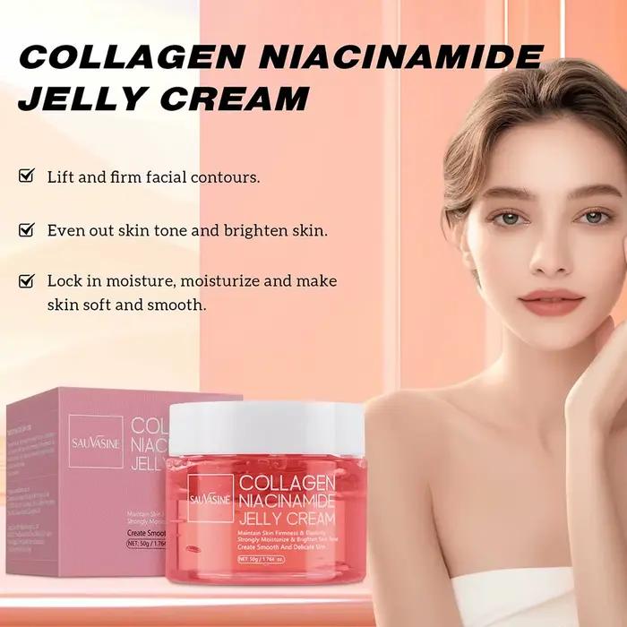50g crème de gelée de collagène Niacinamide raffermissant apaisant hydratant Anti-âge fermeté hydratation soin de la peau 100ml Gel pour le visage
