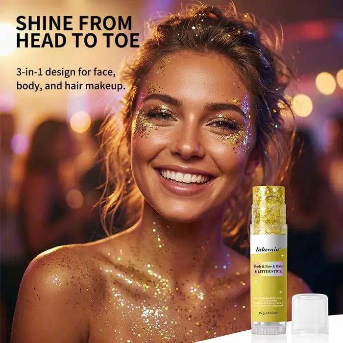Bâton de paillettes pour le corps et le visage