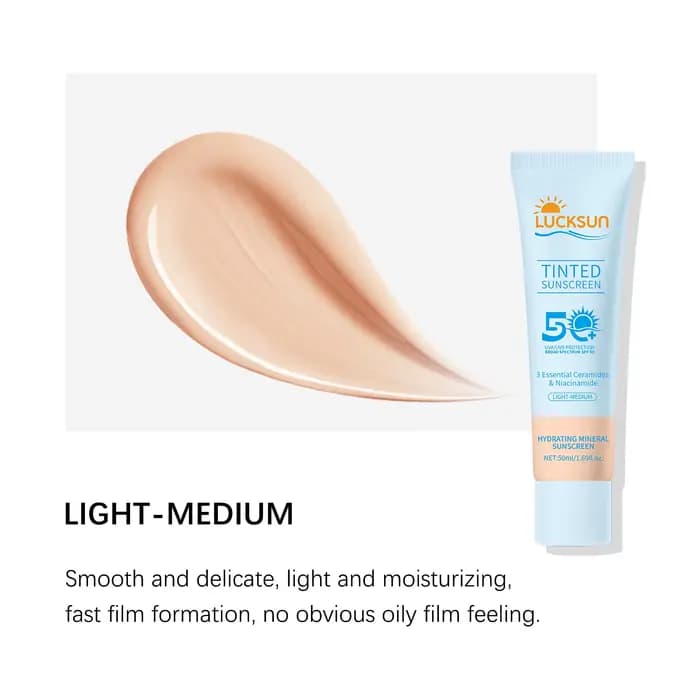 Crème solaire teintée SPF 50