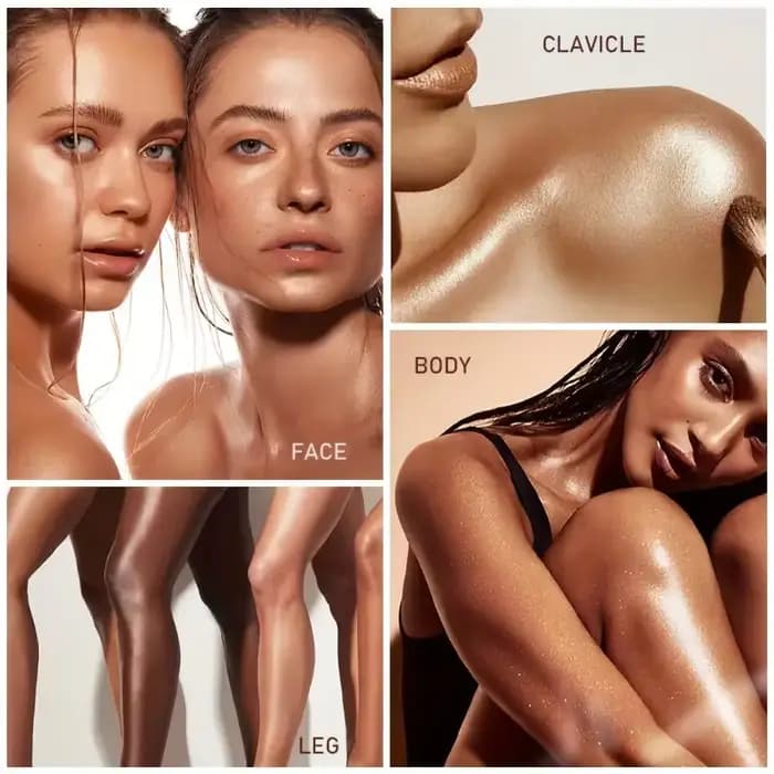 Crème de beauté autobronzante d'été