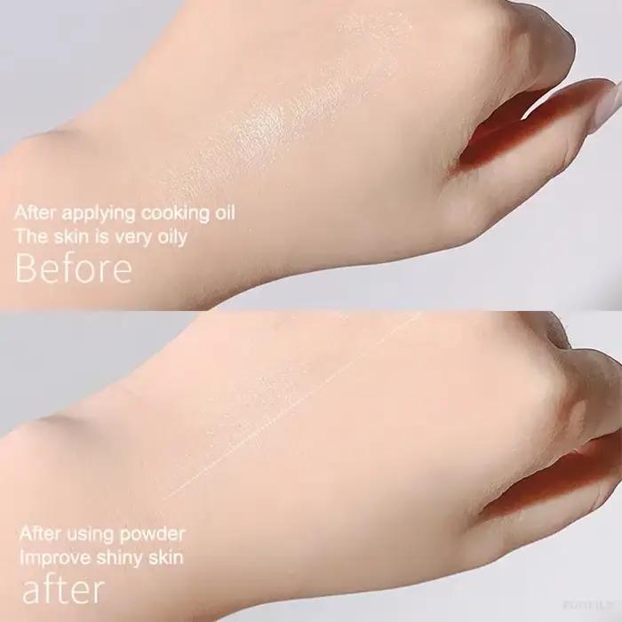 Poudre de maquillage hydratante et éclaircissante