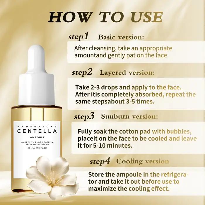Sérum éclaircissant Centella Asiatica : calme l'irritation