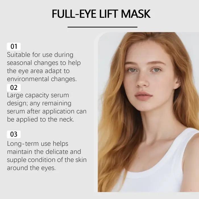 Viareline Patchs hydratants pour les yeux à la vitamine C | Masque hydratant et nourrissant pour le contour