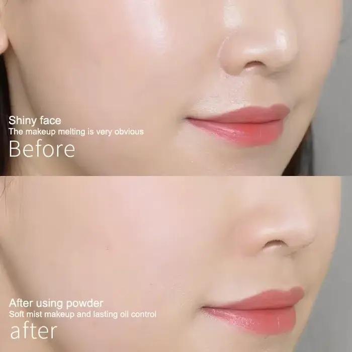 Poudre de maquillage hydratante et éclaircissante