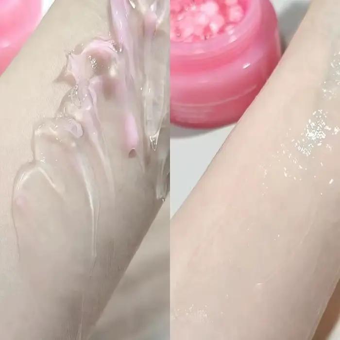 Crème hydratante pour le visage à la collagène rose