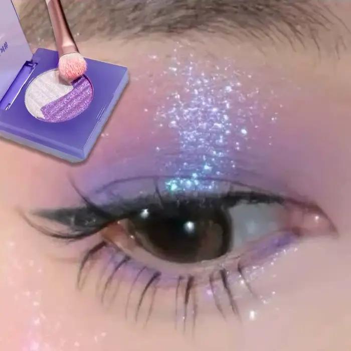 Palette de maquillage caméléon effet brillant Aurora Purple