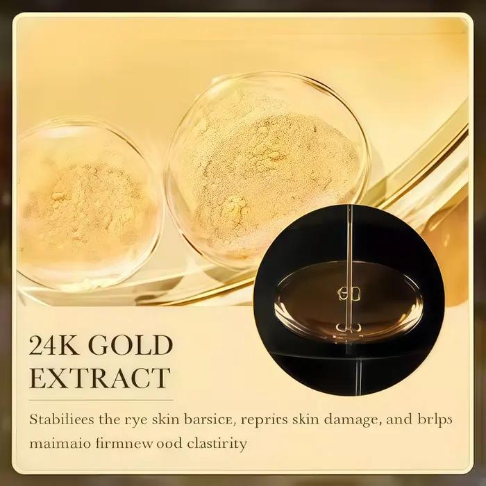 Crème pour les yeux à l'acide hyaluronique 40G24K or