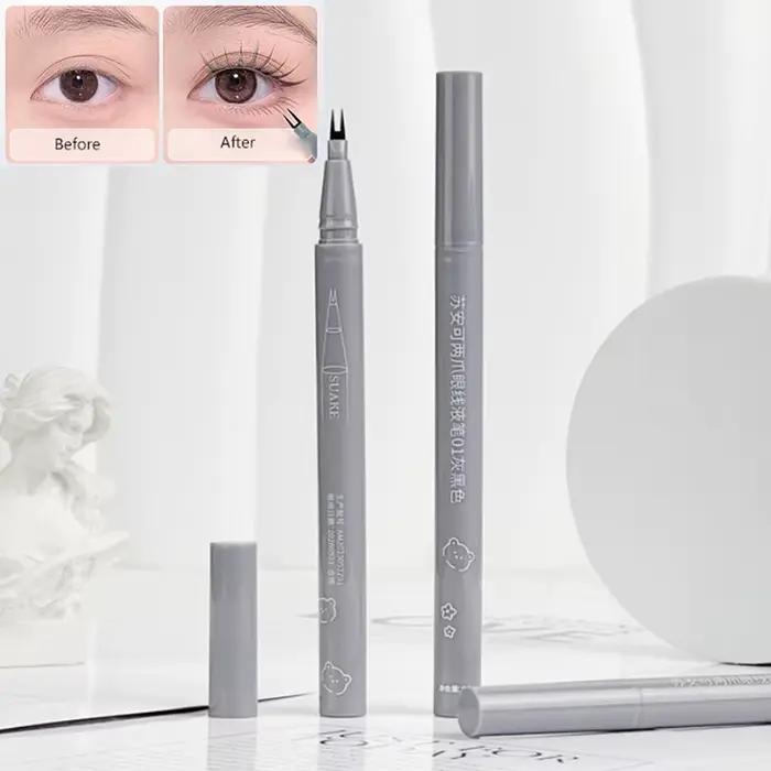 Eyeliner liquide ultra-fin à 2 pointes en fourche