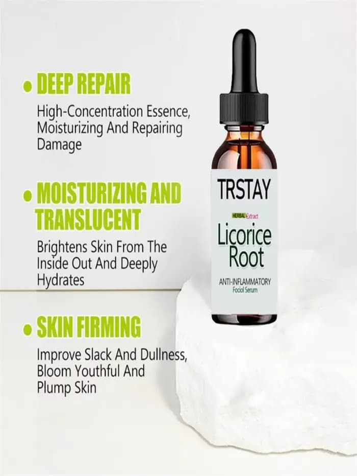 Extrait d'herbes réglisse essence anti-inflammatoire soin en profondeur