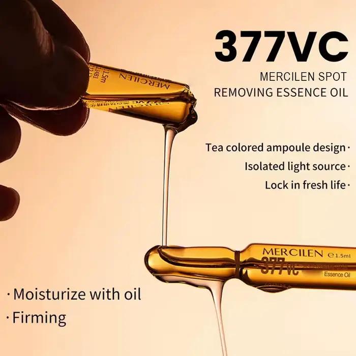 1/2 Boîte Mercilen 377 Essence Éclaircissante pour la Peau