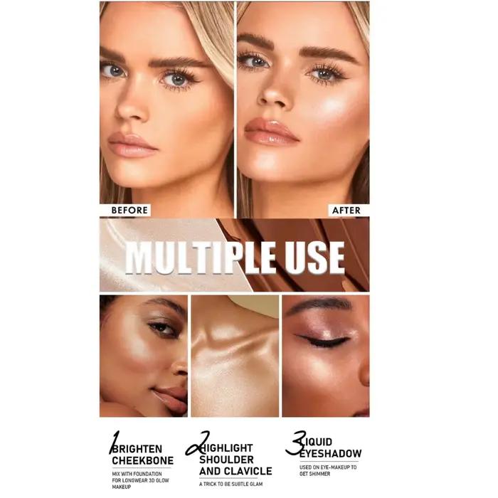 Stick illuminateur liquide Rose Glow