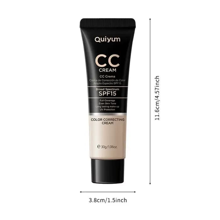 CC Cream couvre l'acné et le maquillage durable pour prévenir les rayons UV pour améliorer la peau inégale