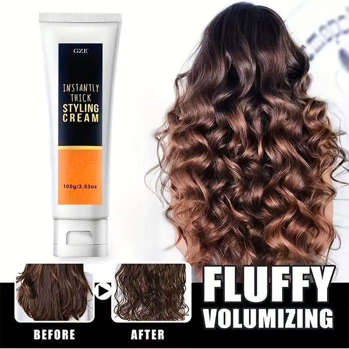 GZE Crème coiffante instantanée épaisse – Volumine