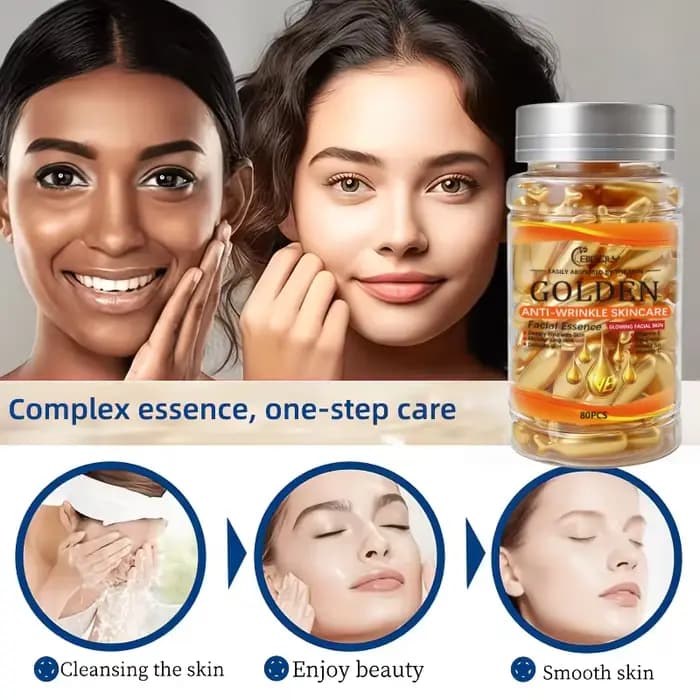 80 capsules de sérum anti-rides pour le visage