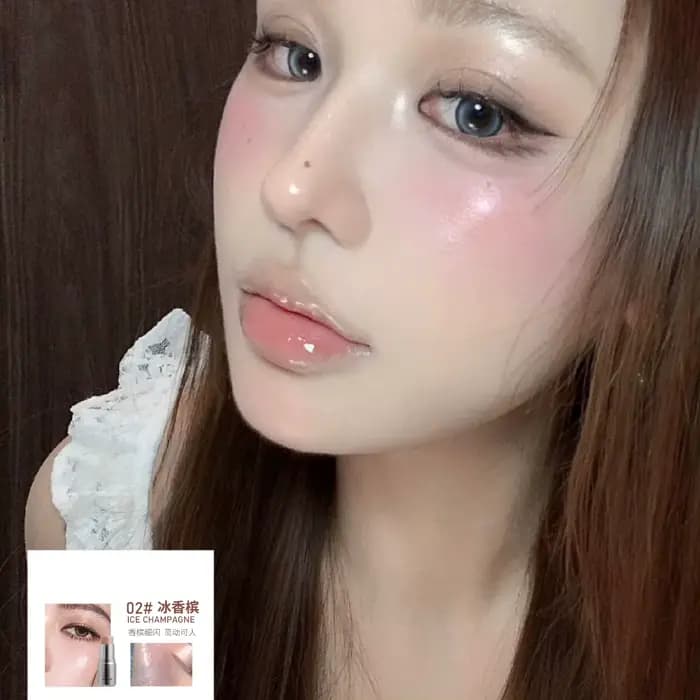 KAXIER haute brillance bâton surligneur Blush eau lumière miroitant imperméable visage Contour illuminateur éclaircir