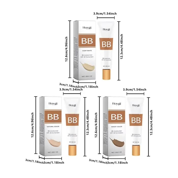 BB crème imperméable SPF30 BB flou teinte