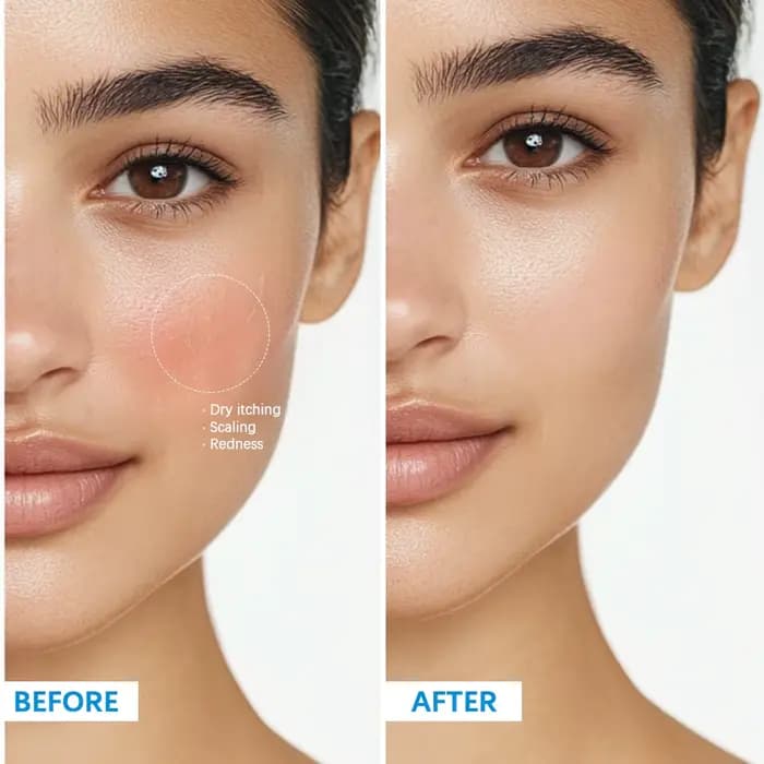 Crème hydratante multi-usages apaisante pour les peaux craquelées et rugueuses