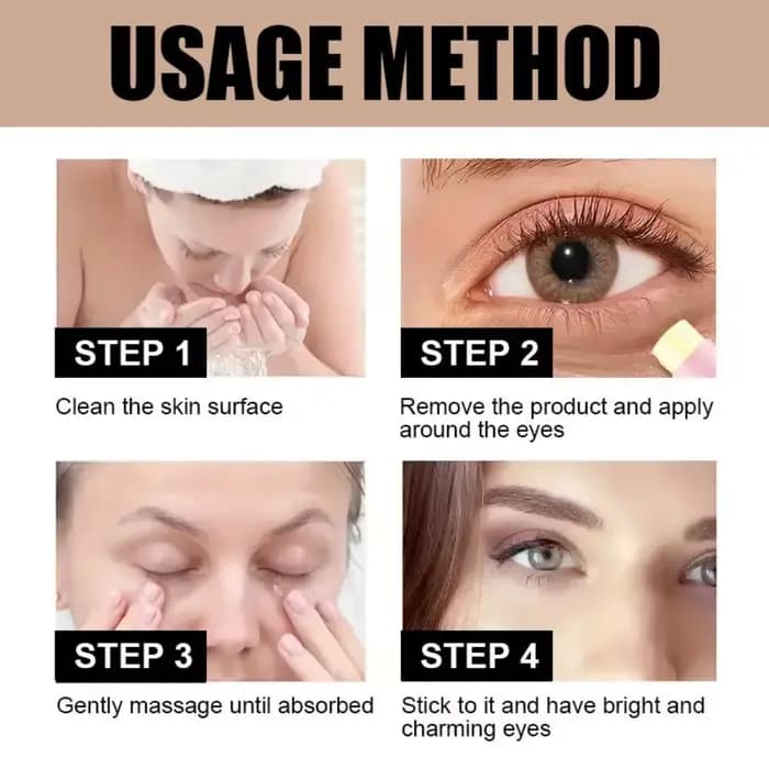Stick de crème contour des yeux réparatrice à la caféine : hydratation et effet liftant
