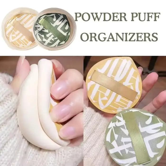 Ensemble de bouffantes de cosmétiques à coussin d'air