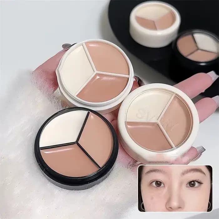 Crème anti-cernes 3 couleurs