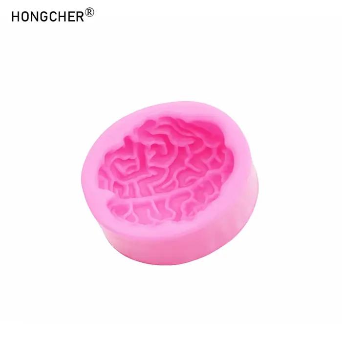 Moule en silicone pour chocolat et fondant en forme d'organe cardiaque, moule à gâteau en forme de cerveau, moules de cuisson DIY pour décoration par goutte à goutte