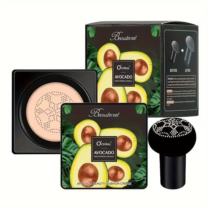 Crème CC à coussin d'air à tête de champignon d'avocat