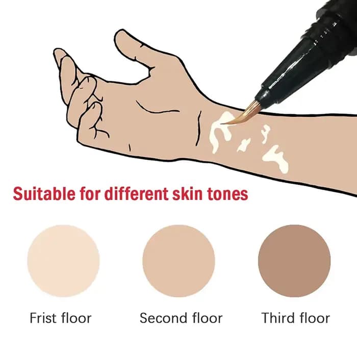 Stylo couvrant Vitiligo Leukoderma pour hommes et femmes