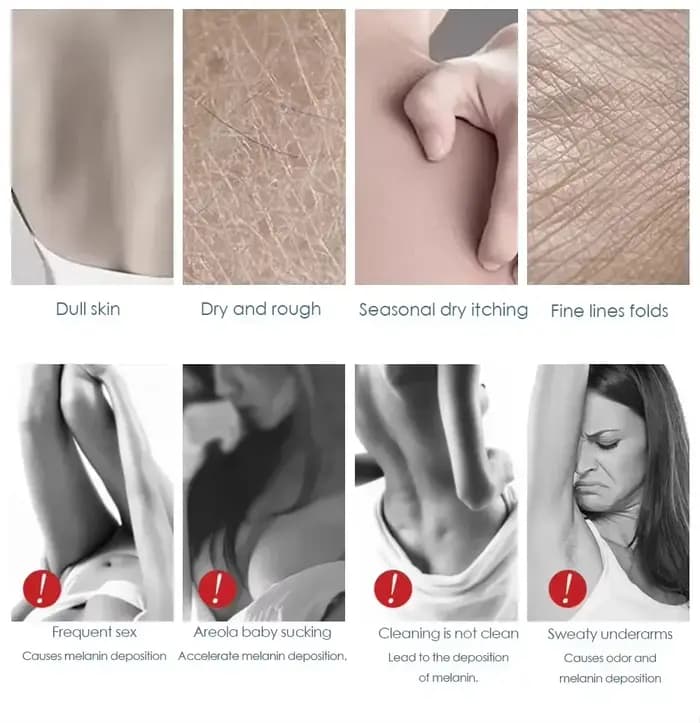 Crème éclaircissante pour le visage et le corps