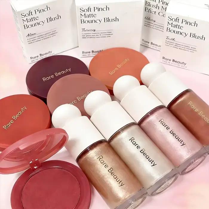 Rare Beauty Original 3D Face Contour Liquid Bronzer Shade Smooth Highlighter Mirror Lasting Natural Waterproof Brighten Makeup