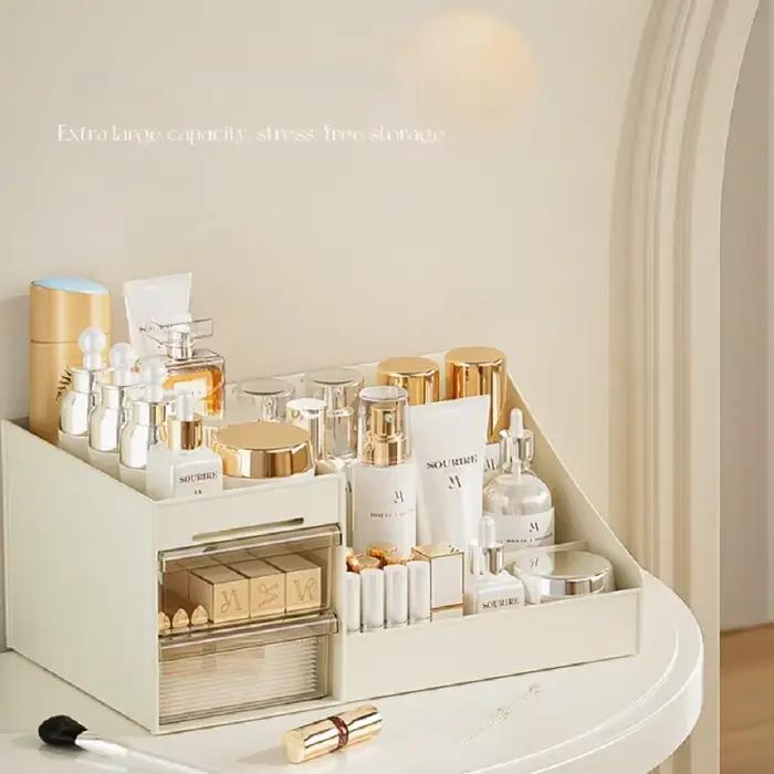 Boîte de rangement transparente pour maquillage