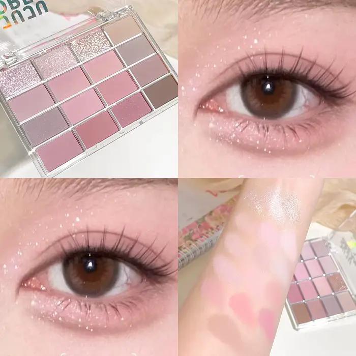 JUJU DREAM Palette de fards à paupières ton terre 16 couleurs