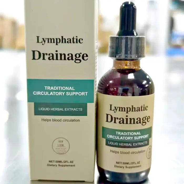 Gouttes liquides pour drainage lymphatique 59 ml - Formule naturelle à base de plantes