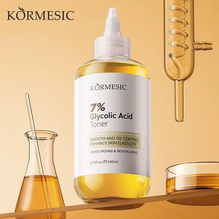 Solution tonifiante hydratante à l'acide glycolique 7% 240ml AHA Exfoliante