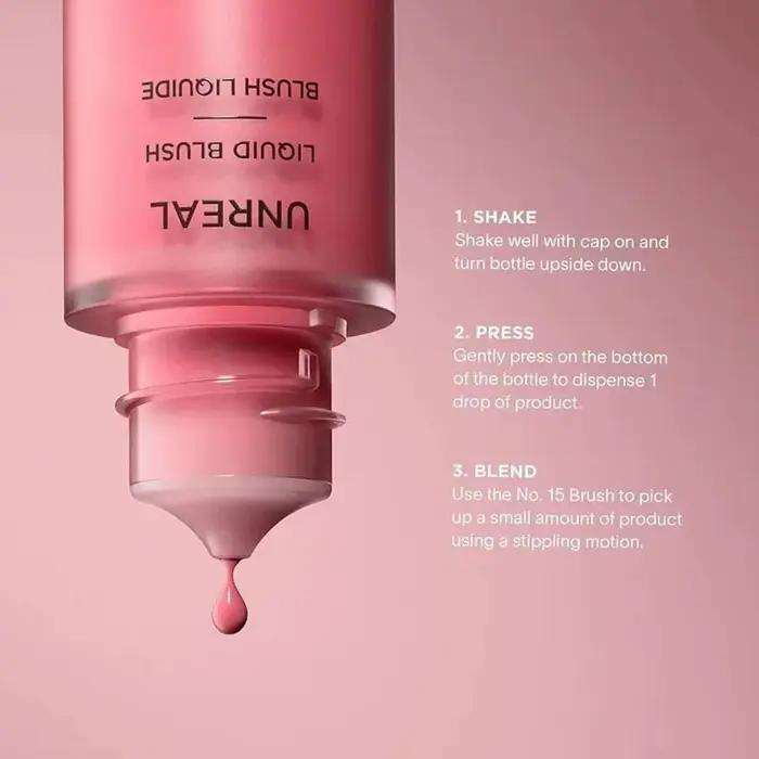 Hourglass UNREAL Fard à joues liquide texturé nude