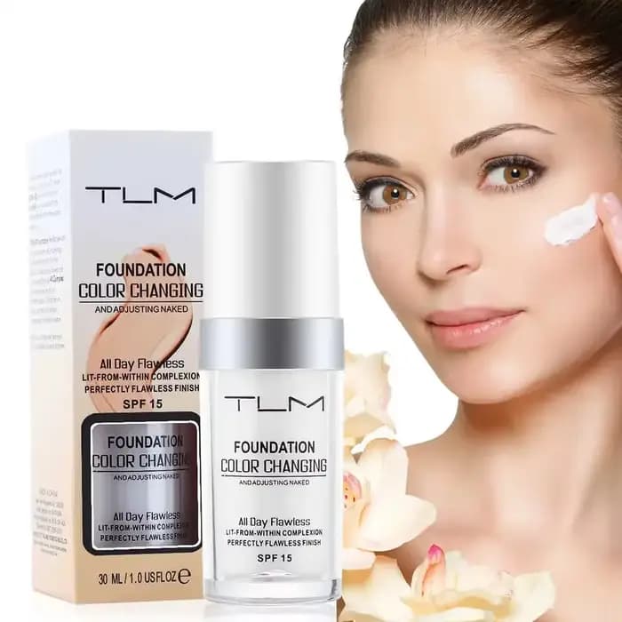 Maquillage TLM fond de teint magique couleur changeante