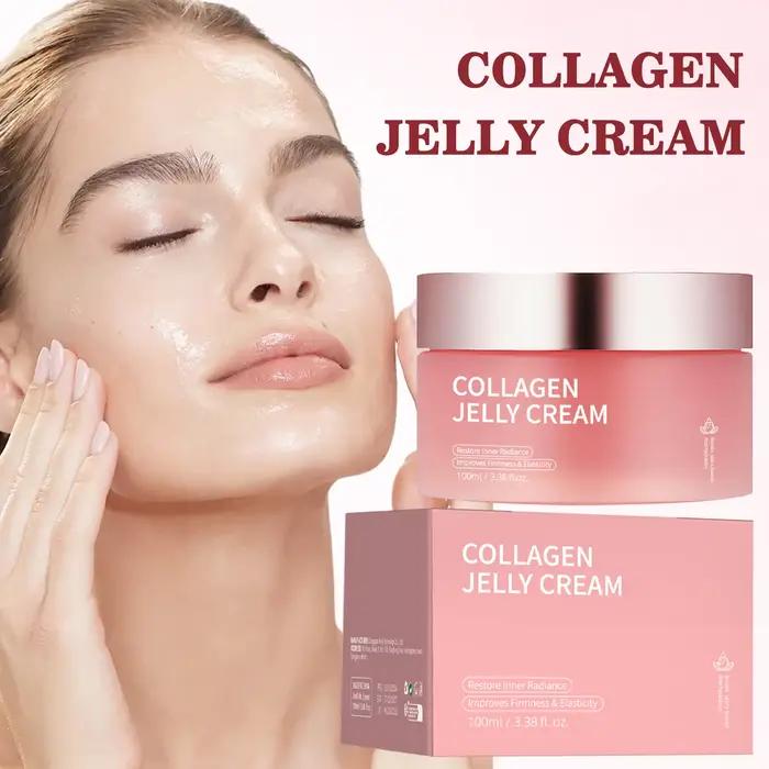 Crème à la gelée de collagène niacinamide raffermissante apaisante anti-âge fermeté hydratation nourrissante soins pour la peau du visage occasions spéciales