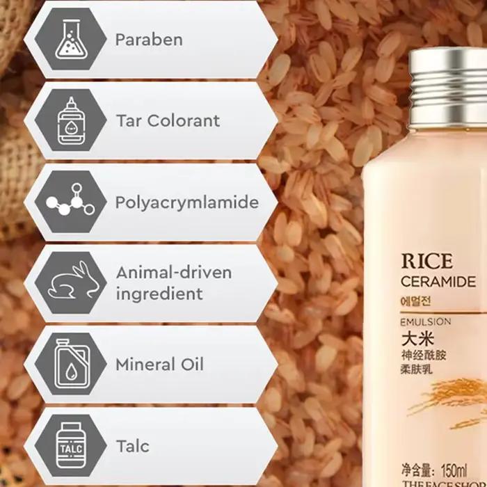 THE FACE SHOP Émulsion au Riz et Céramide 150ml