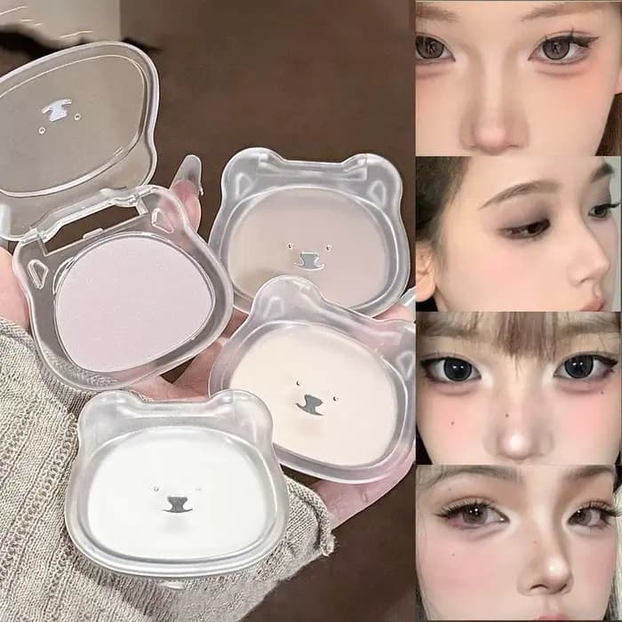 Kakashow surligneur mat poudre lisse et soyeuse contour du visage et éclaircissant pour créer un look de maquillage 3D