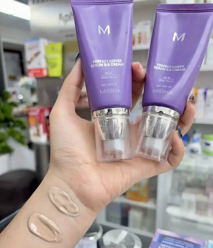 35ml Violet MISSHA Natural Beige Correcteur Haute Couvrance