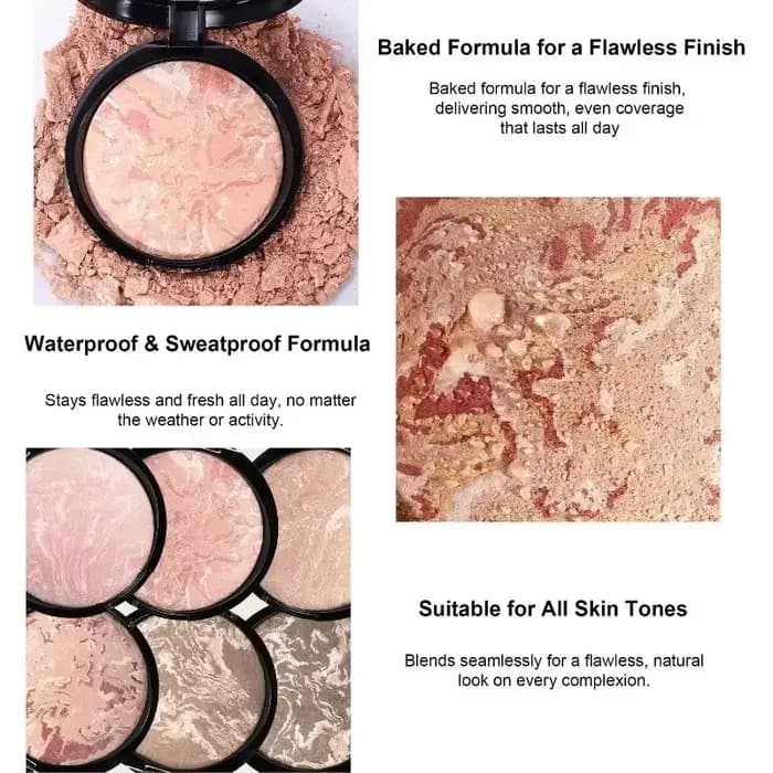 Poudre de maquillage PMurcia pour le contrôle de l'huile du visage