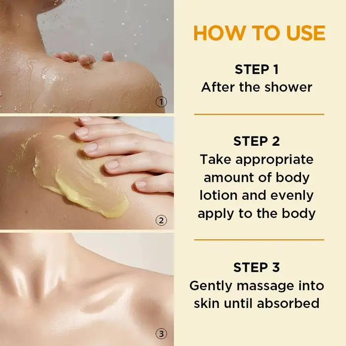 Crème hydratante pour le corps et le visage au curcuma