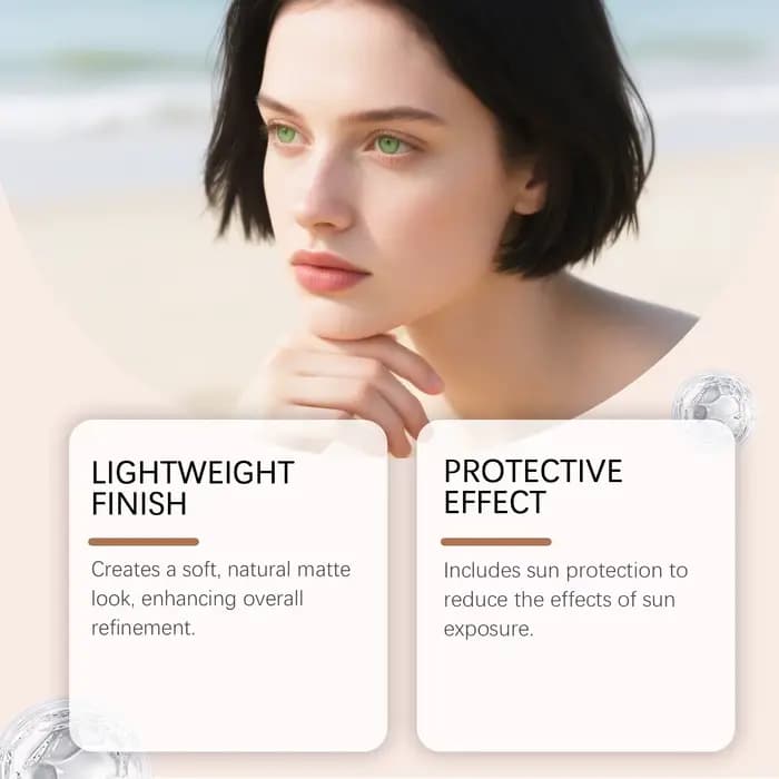 Crème BB Teintée Protection Solaire SPF 30++ Couvrance Totale Pores Invisibles Anti-Acné Éclaircissant Maquillage Nude Kit Fond de Teint Visage Waterproof