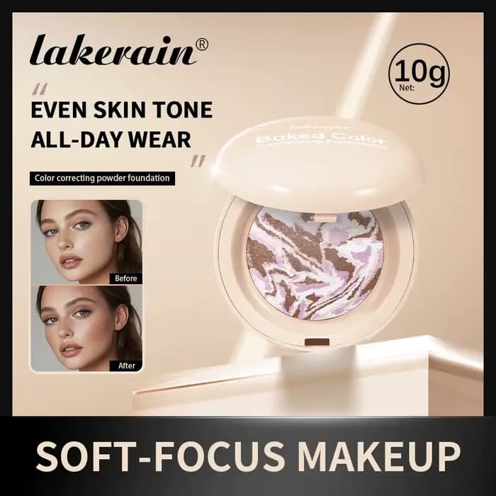 Fond de teint correcteur de couleur cuit mat