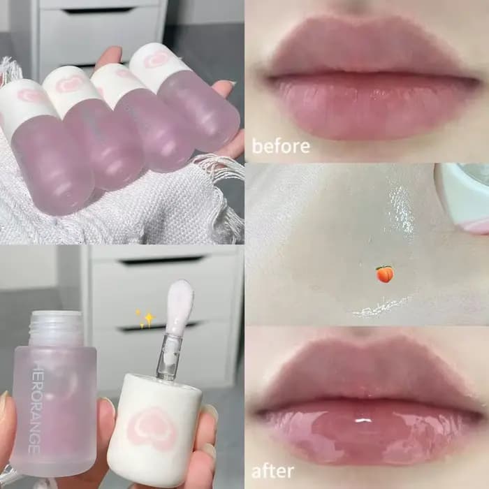 HERORANGE Gloss à lèvres hydratant longue durée