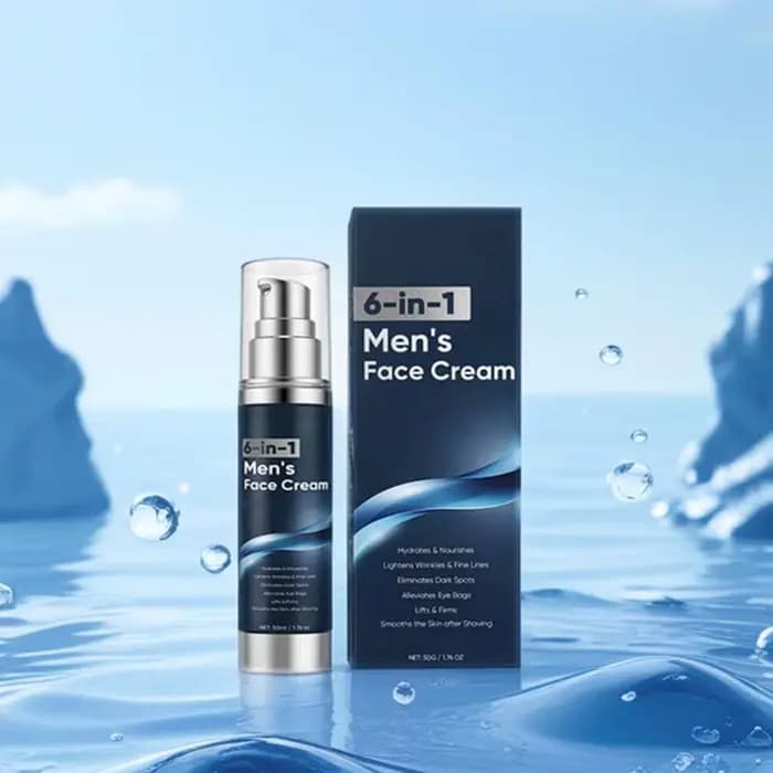 Crème pour le visage 6 en 1 pour hommes