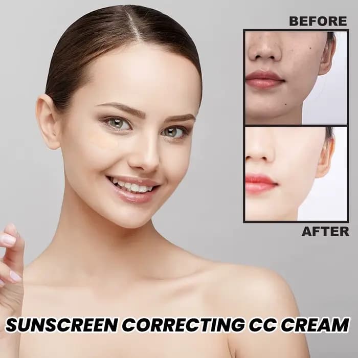 Crème CC réparatrice pour le visage : offre une couverture naturelle