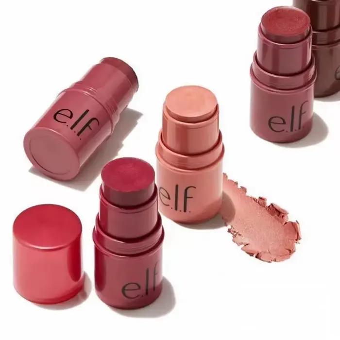 Fard à joues crème ELF hydratant et repulpant effet humide pour femme et homme occasionnels et cadeaux
