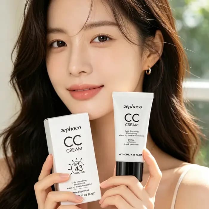Crème CC Zephoco, couvre les imperfections