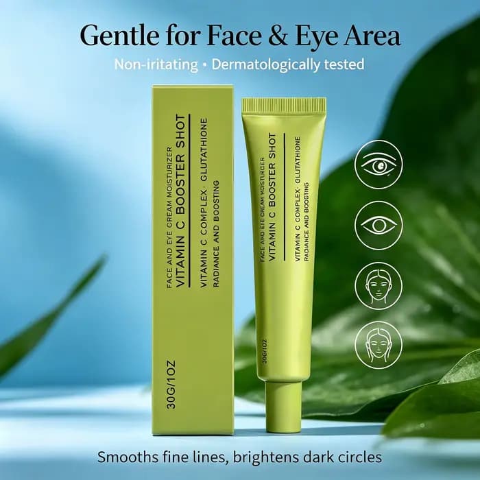 Crème pour le visage et les yeux à la vitamine C