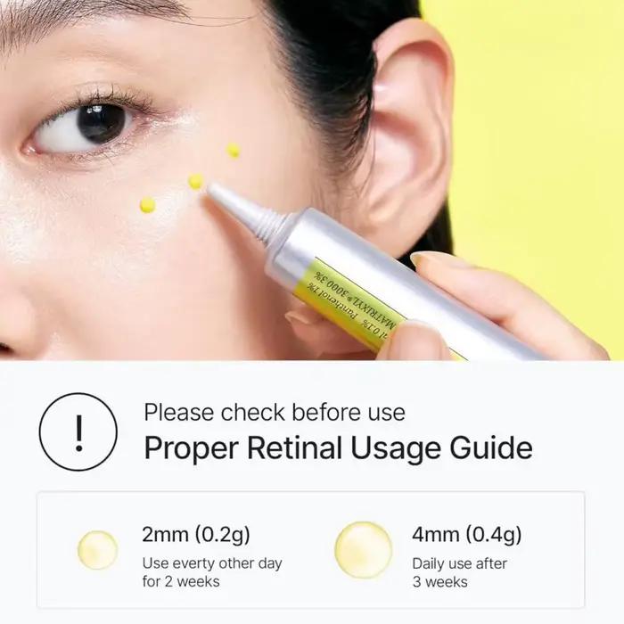 Crème raffermissante pour les yeux au rétinol : élimine les ridules
